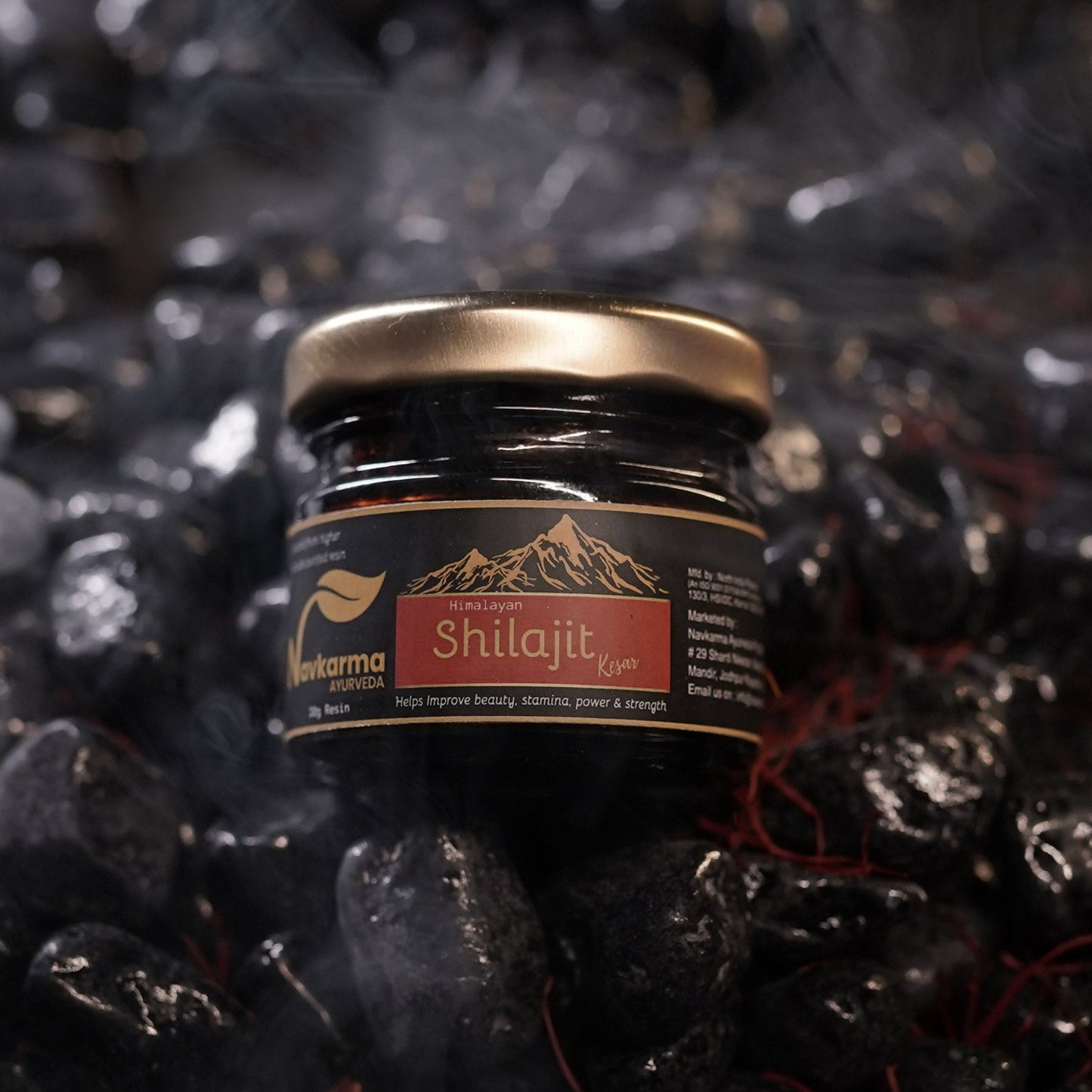 NAVKARMA SHILAJIT KESAR RESIN 20G