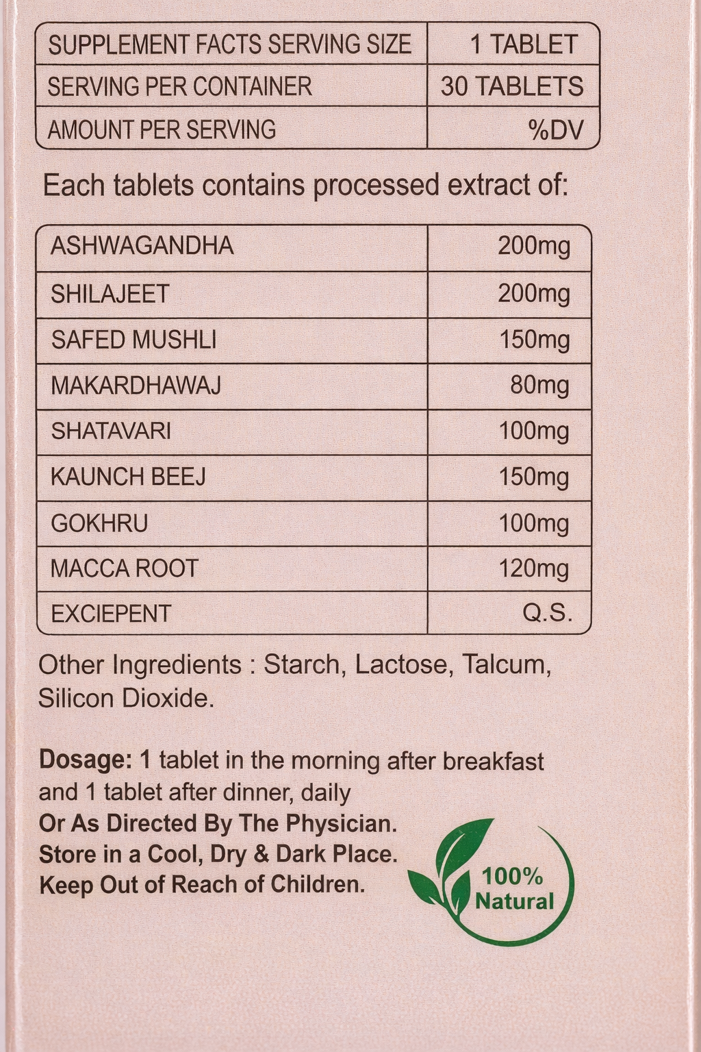Navkarma AFGHANI POWER Tab