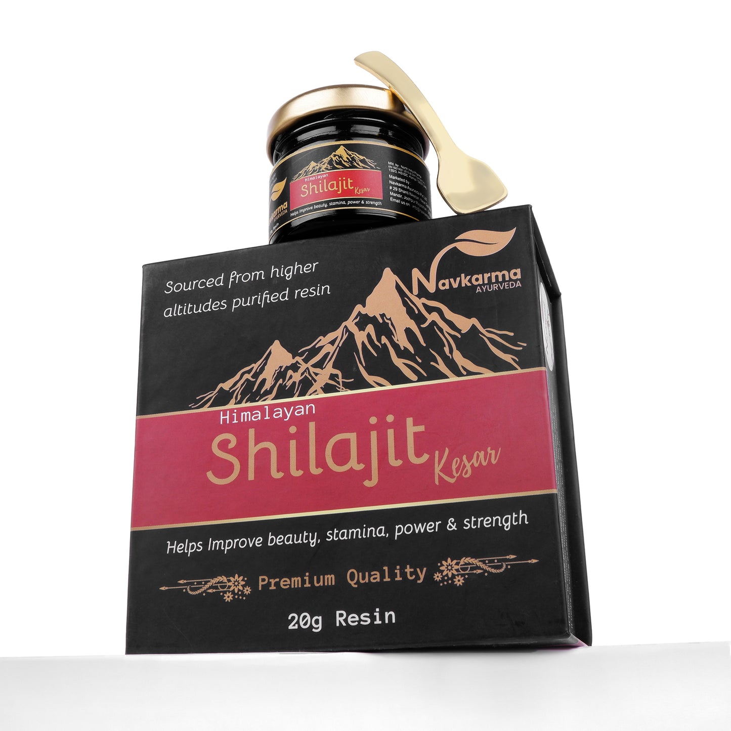 NAVKARMA SHILAJIT KESAR RESIN 20G