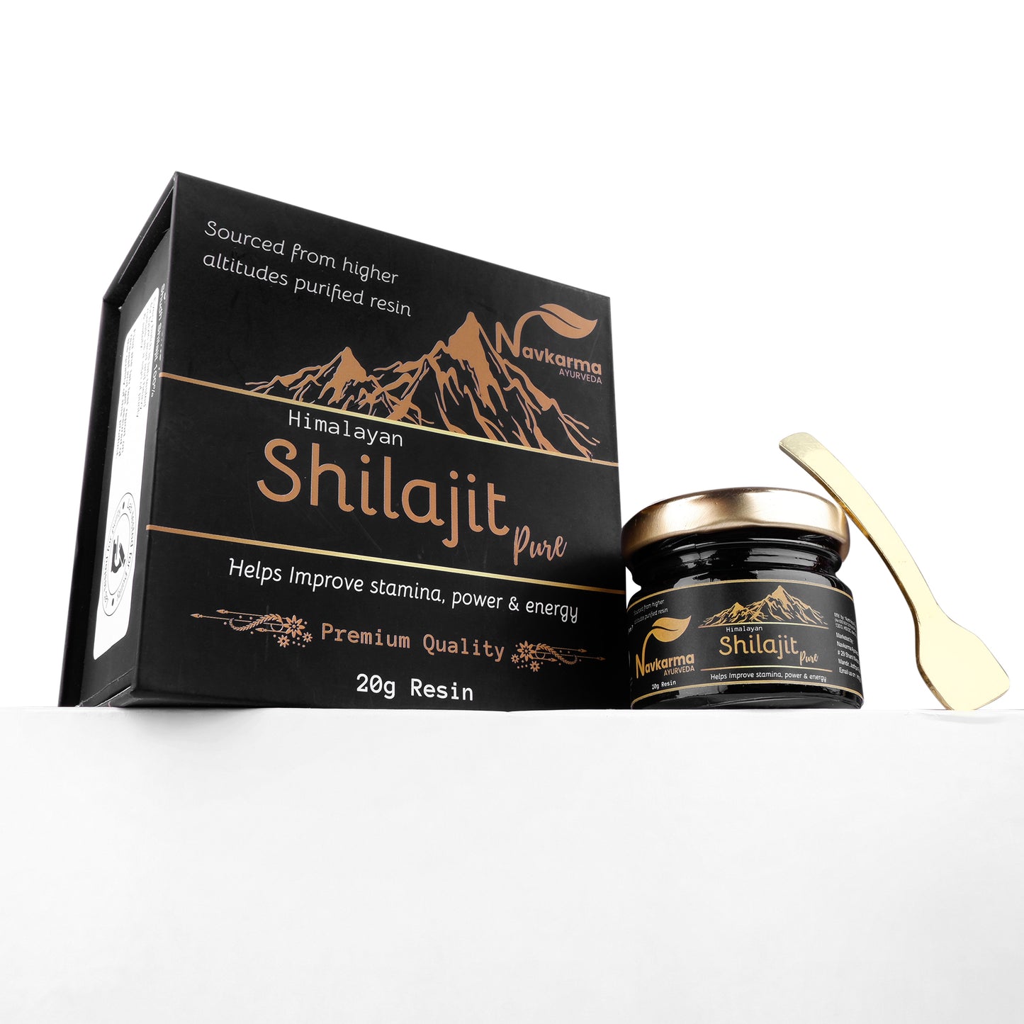 NAVKARMA SHILAJIT PURE RESIN 20G