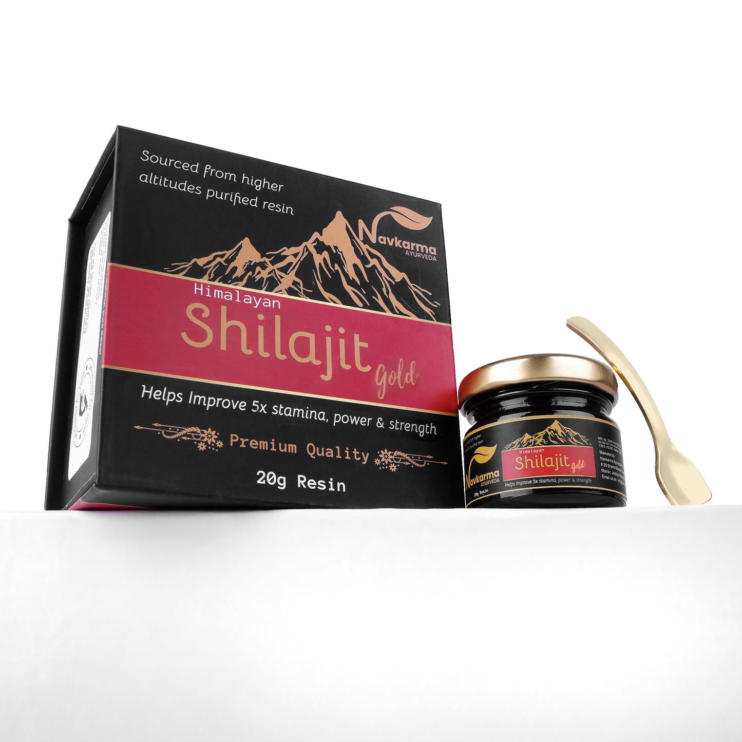 NAVKARMA SHILAJIT GOLD RESIN 20G