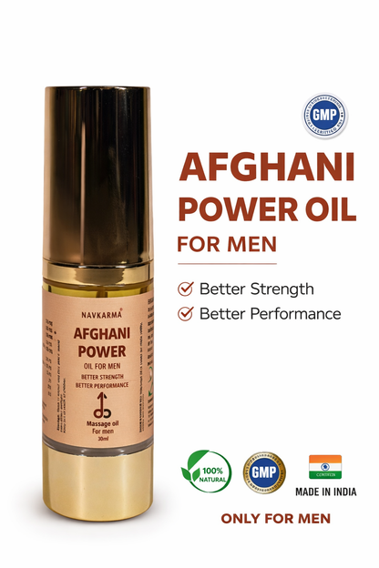 Navkarma Afghani Power Oil for Men (30ml)
