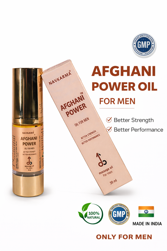 Navkarma Afghani Power Combo (Tablets & Oil)