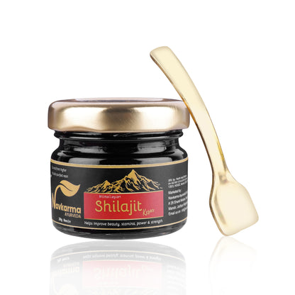 Combo NAVKARMA SHILAJIT GOLD RESIN 20G + GOLD CAP 60