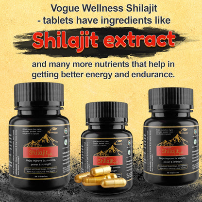 NAVKARMA SHILAJIT GOLD CAP 60