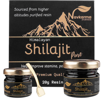 NAVKARMA SHILAJIT PURE RESIN 20G